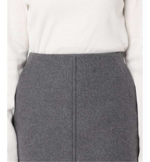 Spick and Span「《追加》メルトンAラインミニスカート」|スカート|