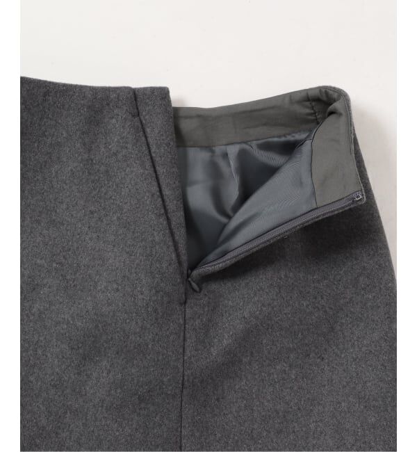 Spick and Span「《追加》メルトンAラインミニスカート」|スカート|