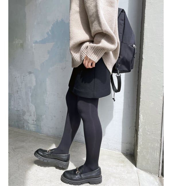 Spick and Span「《追加》メルトンAラインミニスカート」|スカート|