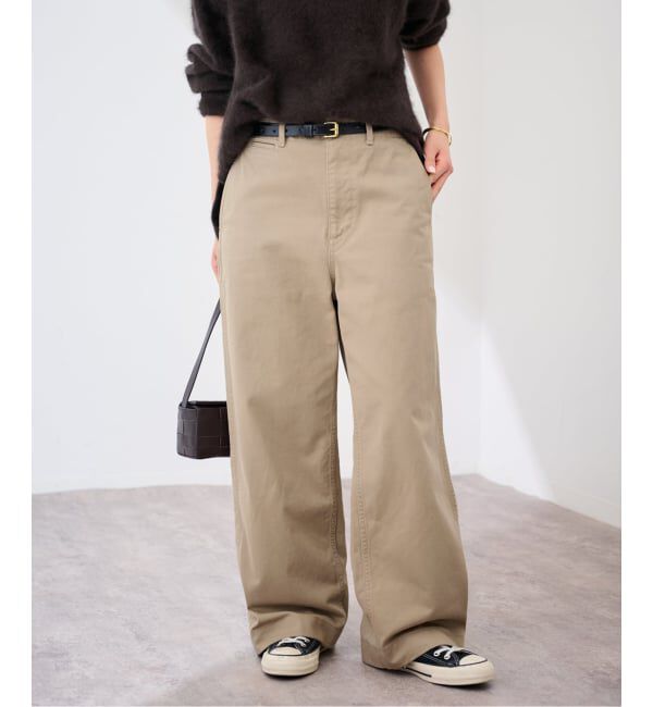FRAMeWORK「≪追加≫OVER SIZED CHINO パンツ」|チノ|