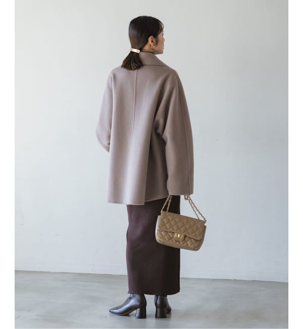 NOBLE「《WEB限定カラー・追加》RY/PLリブハイネックロングワンピース」|ワンピース|