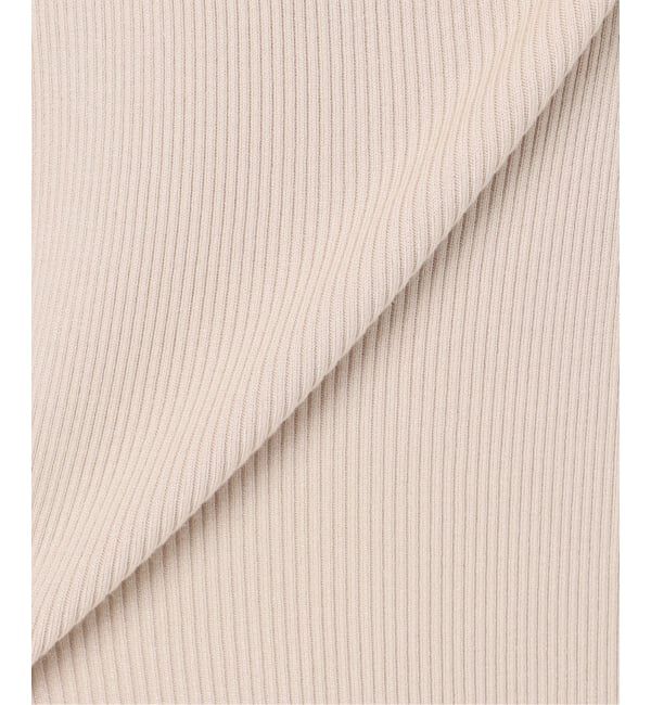 NOBLE「《WEB限定カラー・追加》RY/PLリブハイネックロングワンピース」|ワンピース|