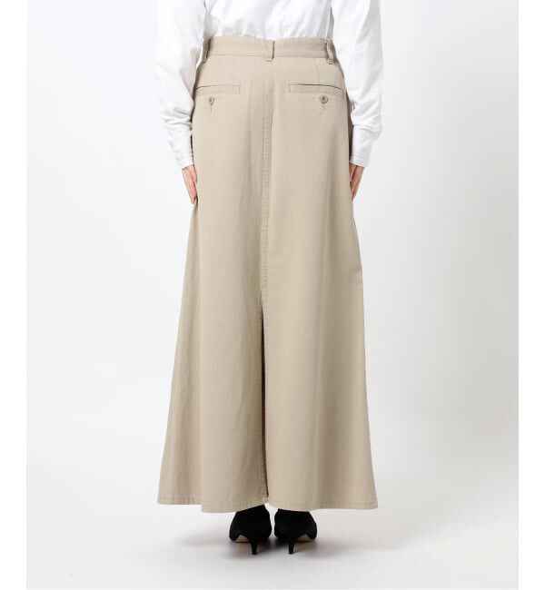 Spick and Span「《予約》ウォッシュドツイルナロースカート」|スカート|