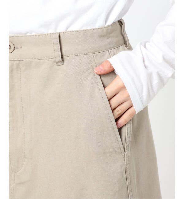 Spick and Span「《予約》ウォッシュドツイルナロースカート」|スカート|