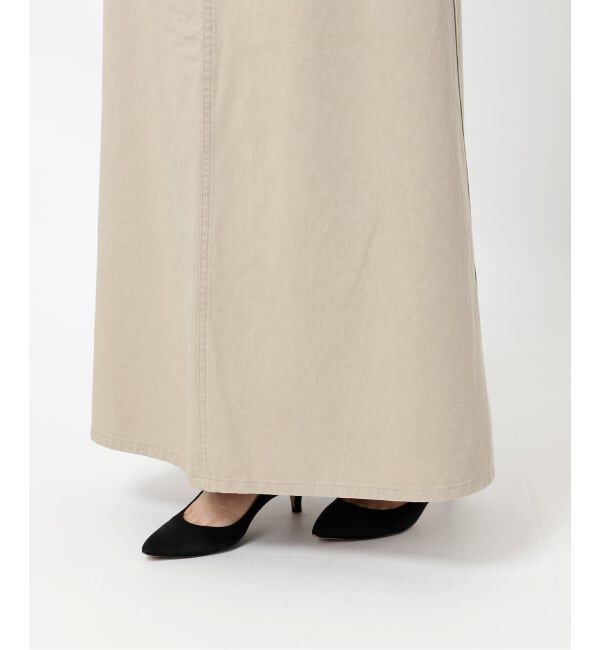 Spick and Span「《予約》ウォッシュドツイルナロースカート」|スカート|