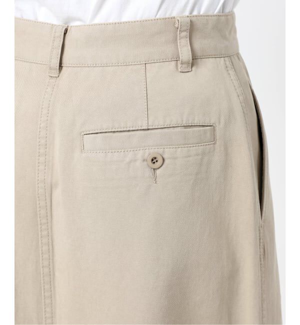 Spick and Span「《予約》ウォッシュドツイルナロースカート」|スカート|