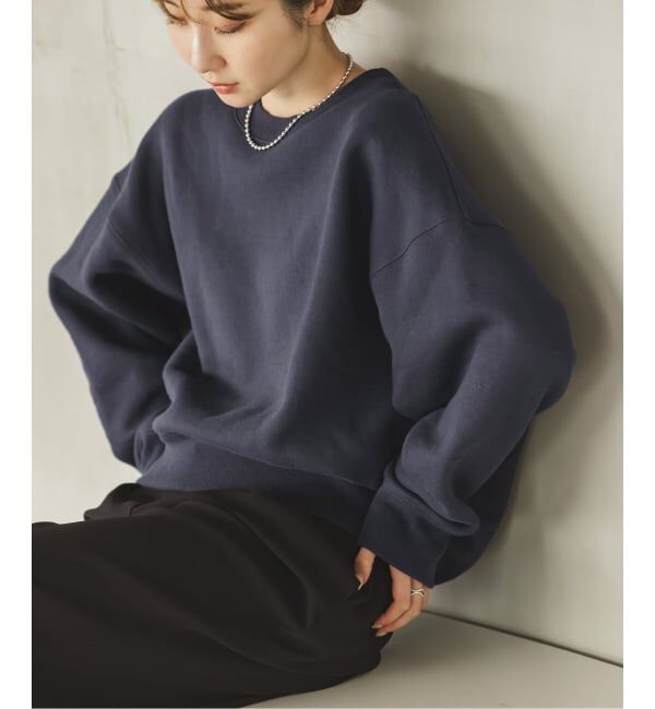 NOBLE「《WEB限定追加予約》ナッピングオーバーニュアンススウェット」|スウェット・ジャージ|グレー