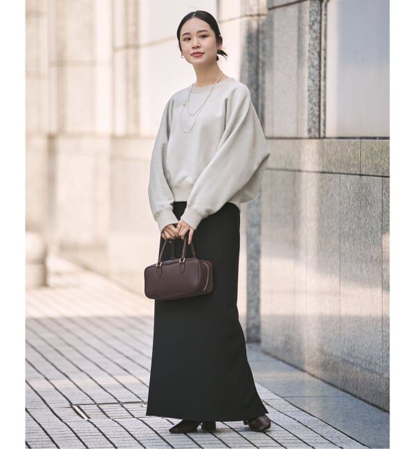 NOBLE「《WEB限定追加予約》ナッピングオーバーニュアンススウェット」|スウェット・ジャージ|