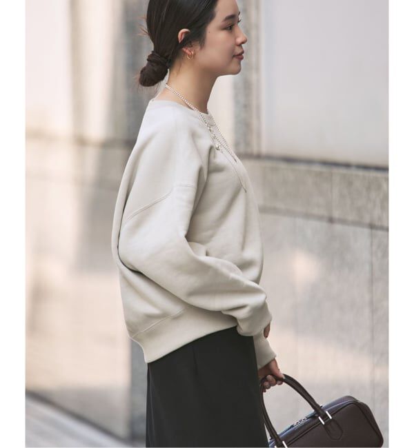 NOBLE「《WEB限定追加予約》ナッピングオーバーニュアンススウェット」|スウェット・ジャージ|