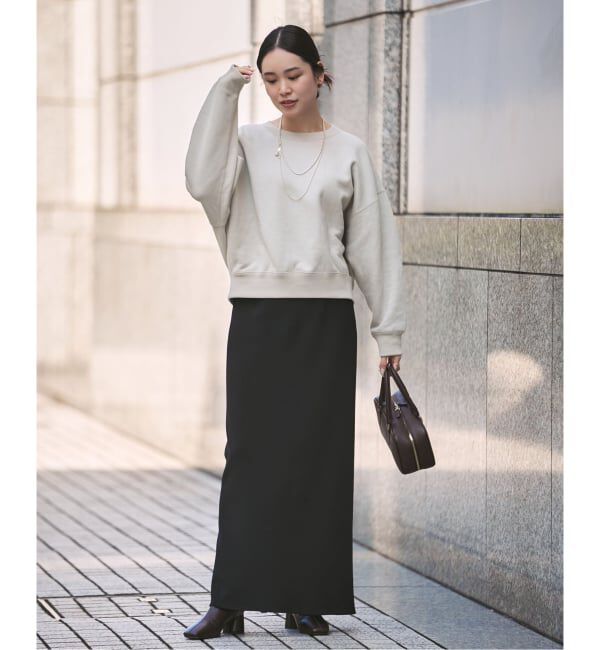 NOBLE「《WEB限定追加予約》ナッピングオーバーニュアンススウェット」|スウェット・ジャージ|