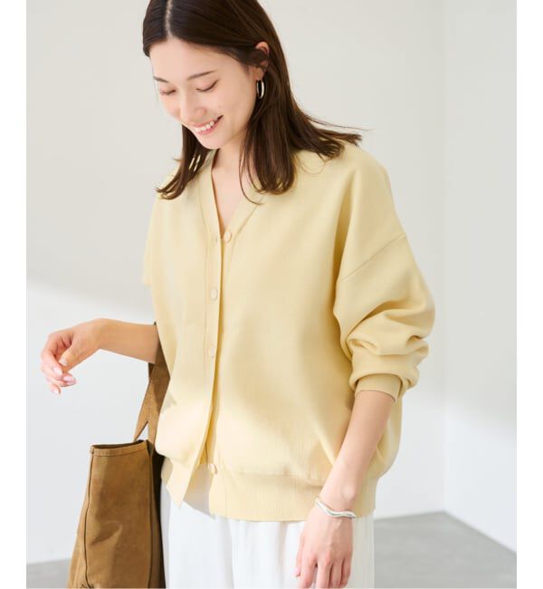 FRAMeWORK「≪予約≫スムースフォルムカーディガン」|カーディガン|イエロー