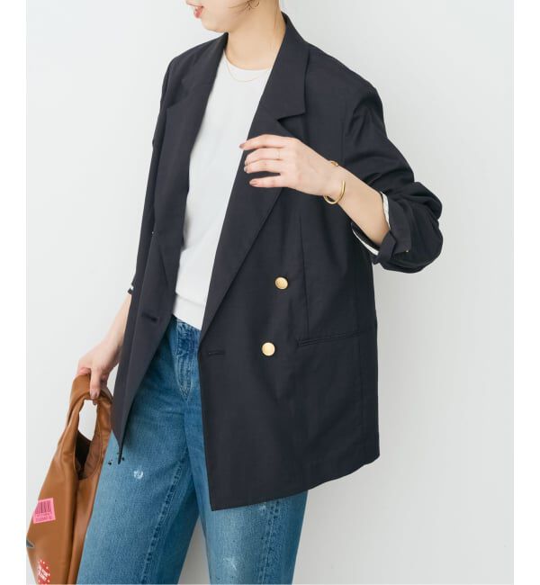 Spick and Span「《予約》サマークロスダブルジャケット」|テーラードジャケット|