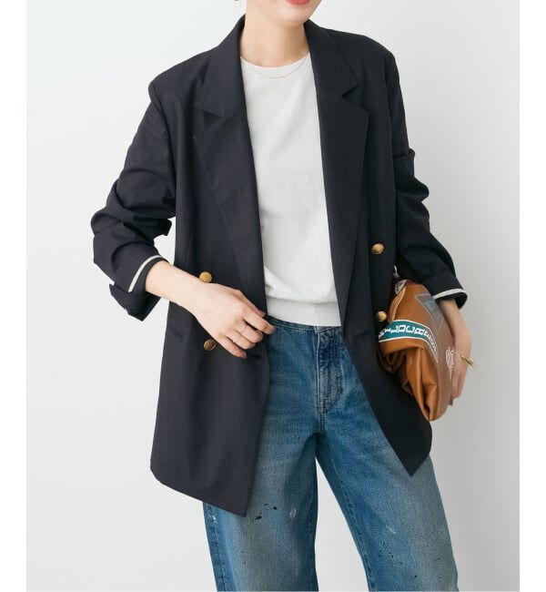 Spick and Span「《予約》サマークロスダブルジャケット」|テーラードジャケット|