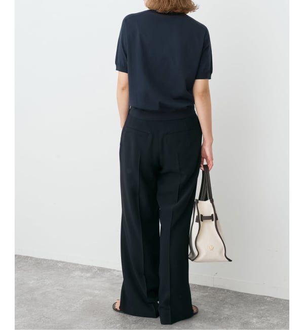 Spick and Span「《予約》18G CO/PE ハーフスリーブプルオーバー」|ニット・セーター|