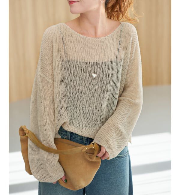 Spick and Span「《予約》ルーズニットプルオーバー」|ニット・セーター|