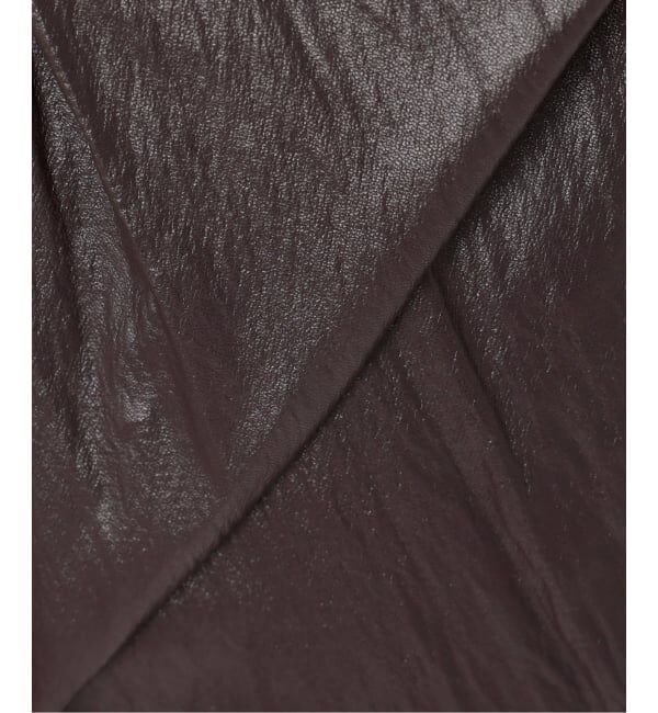  「【洗える】ウォッシャブルレザーライクスカート」|スカート|