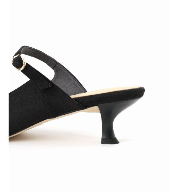  「4.5cmポインテッドストラップミュール」|パンプス|