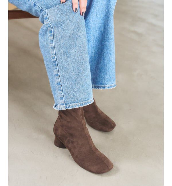  「《追加》4.5cmオブリークショートブーツ」|ショートブーツ|
