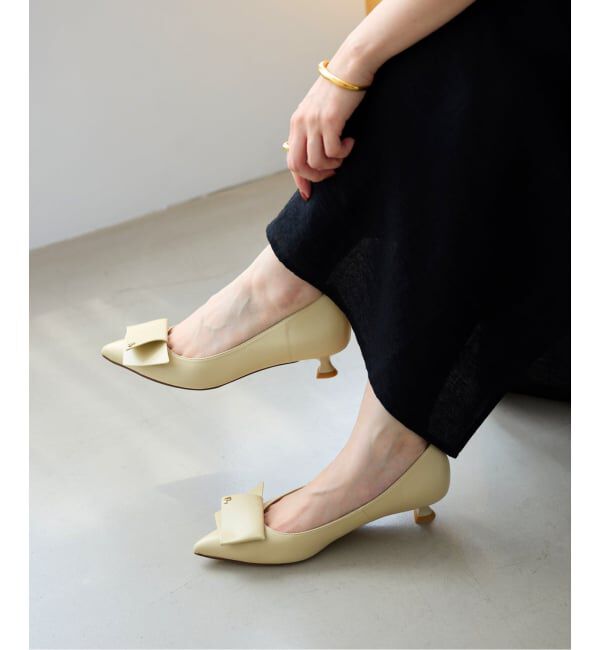  「《追加》3.5cmポインテッドLモチーフパンプス」|パンプス|
