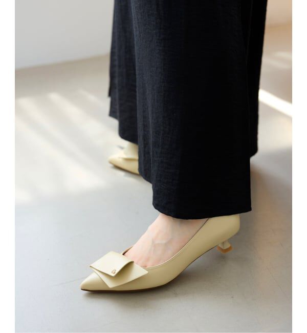  「《追加》3.5cmポインテッドLモチーフパンプス」|パンプス|