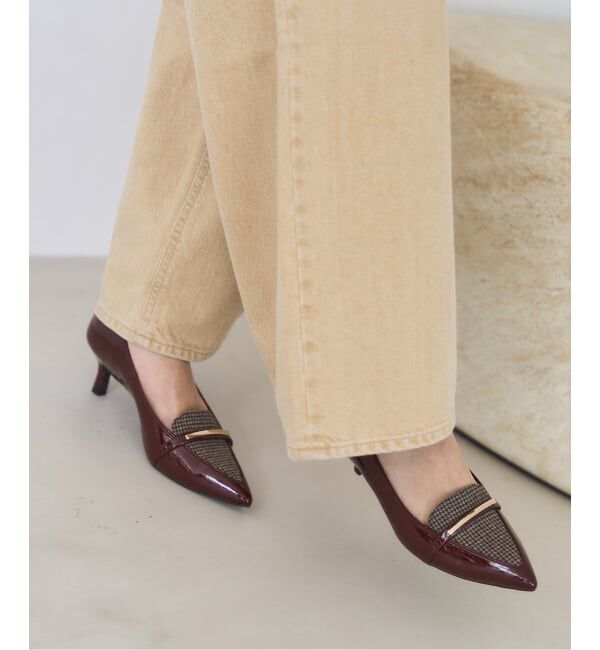  「5cmポインテッドローファーパンプス」|パンプス|