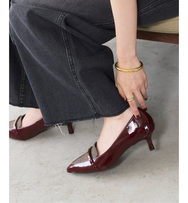  「5cmポインテッドローファーパンプス」|パンプス|