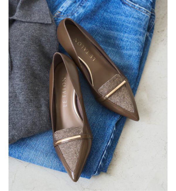  「5cmポインテッドローファーパンプス」|パンプス|