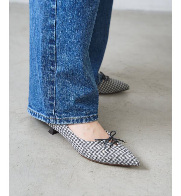  「3.5cmレースアップパンプス」|パンプス|