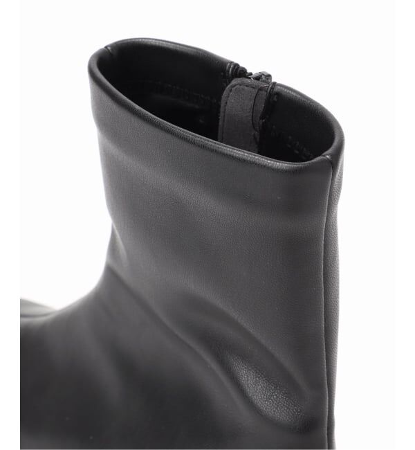  「《追加》3cmフレンチスクエアフィットショートブーツ」|ショートブーツ|