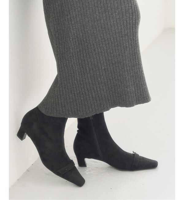  「4.5cm2WAYリボンショートブーツ」|ショートブーツ|