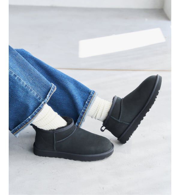  「UGG/アグ W CLASSIC ULTRA MINI」|ショートブーツ|