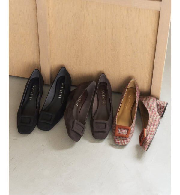  「4.5cmスクエアバックルパンプス」|パンプス|