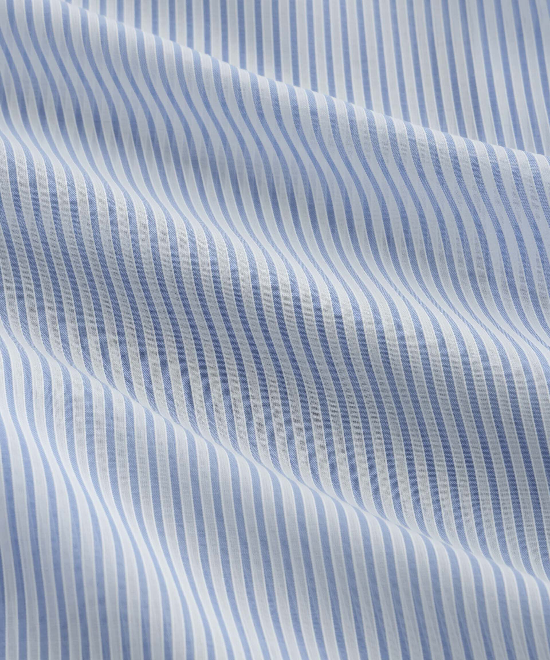 nano･universe「マルチボタンシアーストライプシャツ(セットアップ可)」|シャツ・ブラウス|