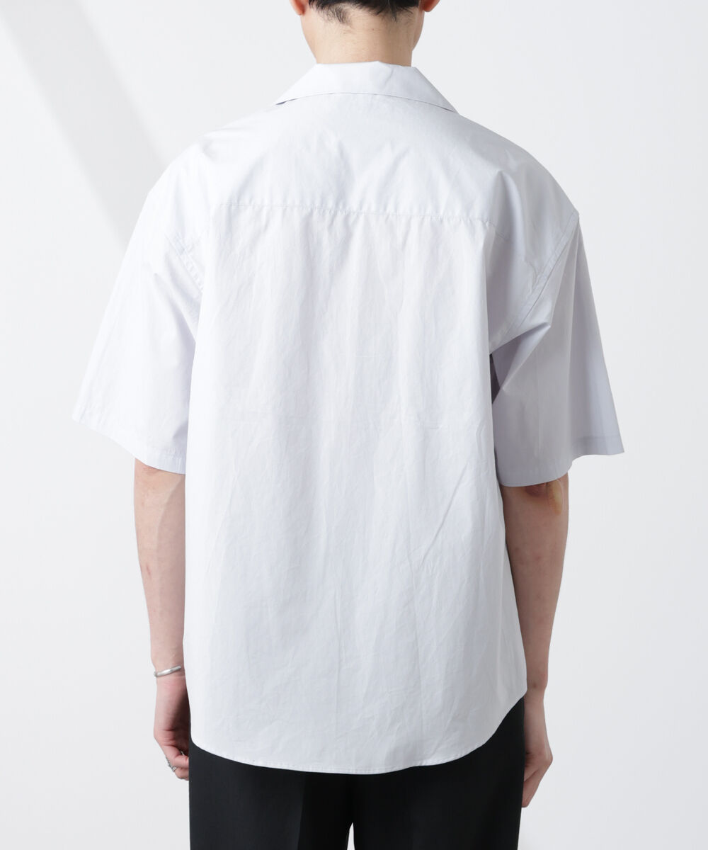 nano･universe「「大人のワイドシャツ」オープンカラー 半袖」|シャツ・ブラウス|