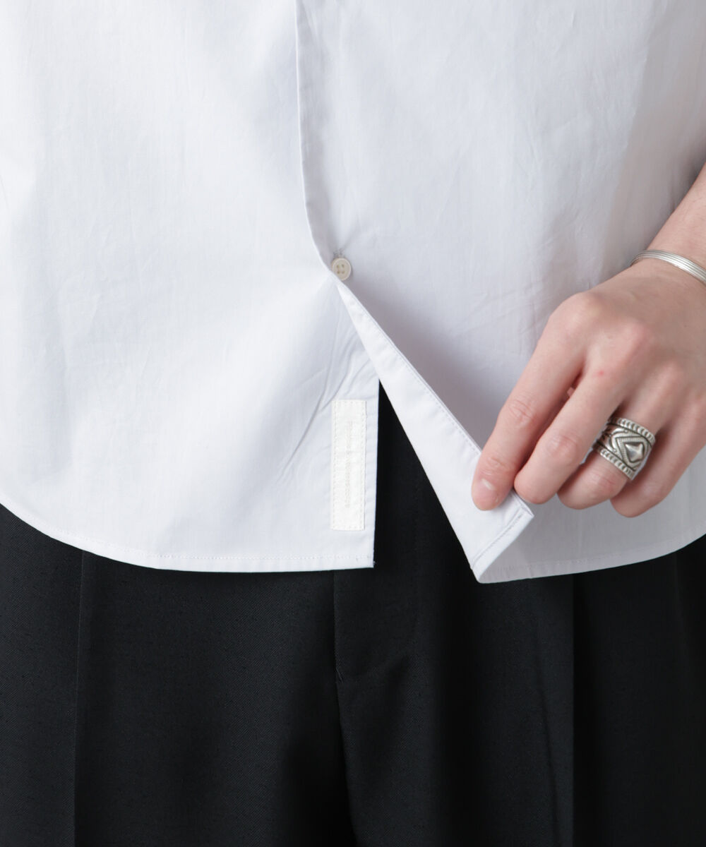 nano･universe「「大人のワイドシャツ」オープンカラー 半袖」|シャツ・ブラウス|