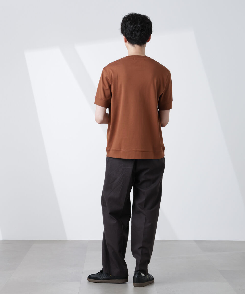 nano･universe「[FORMAL JERSEY]クルーネックカットソー半袖」|Tシャツ・カットソー|