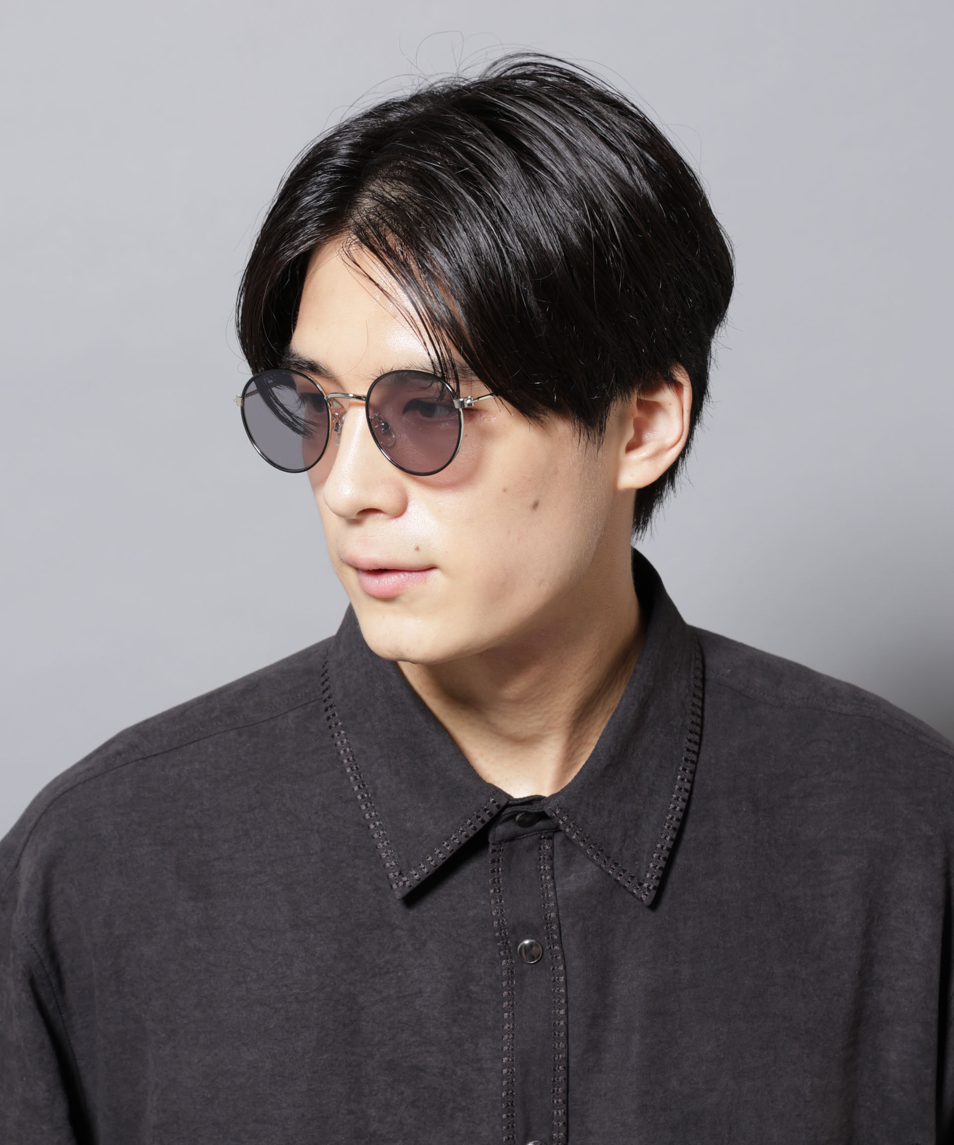 nano･universe「アイウェア サングラス/ボストン型  メタルフレーム」|メガネ|