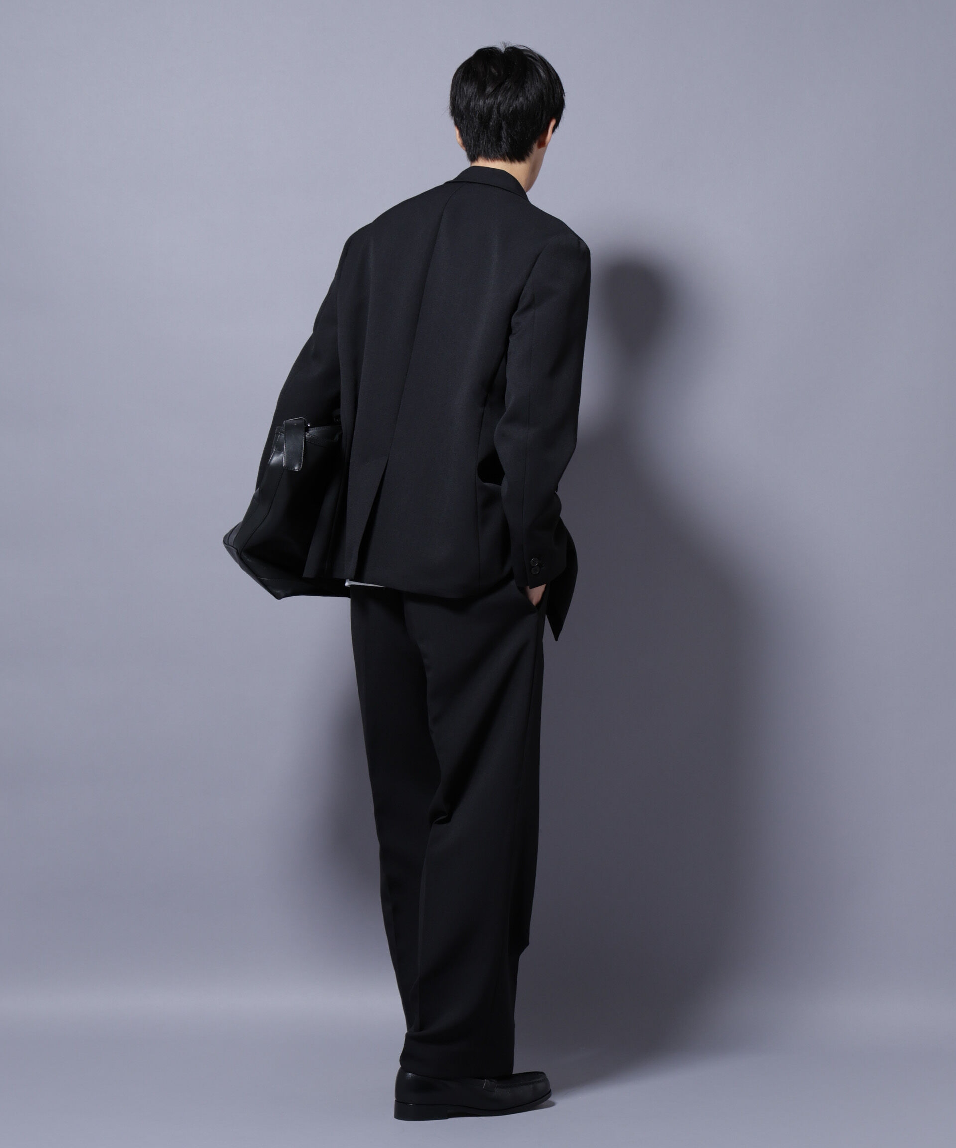 nano･universe「Reflax(R) ダブルクロスウェザーストレートパンツ(セットアップ可)」|チノ|