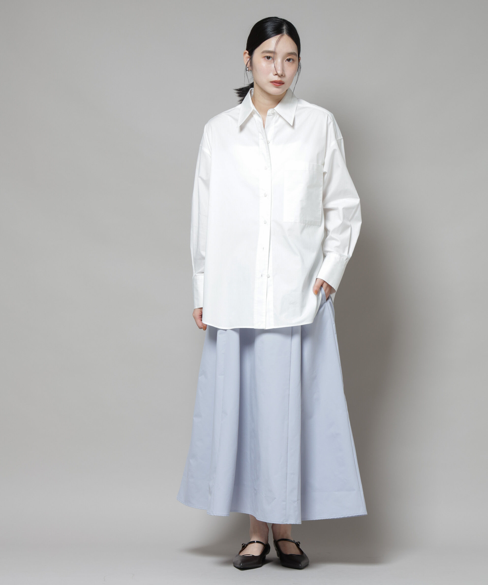 nano･universe「ギャザーボリュームスカート」|スカート|