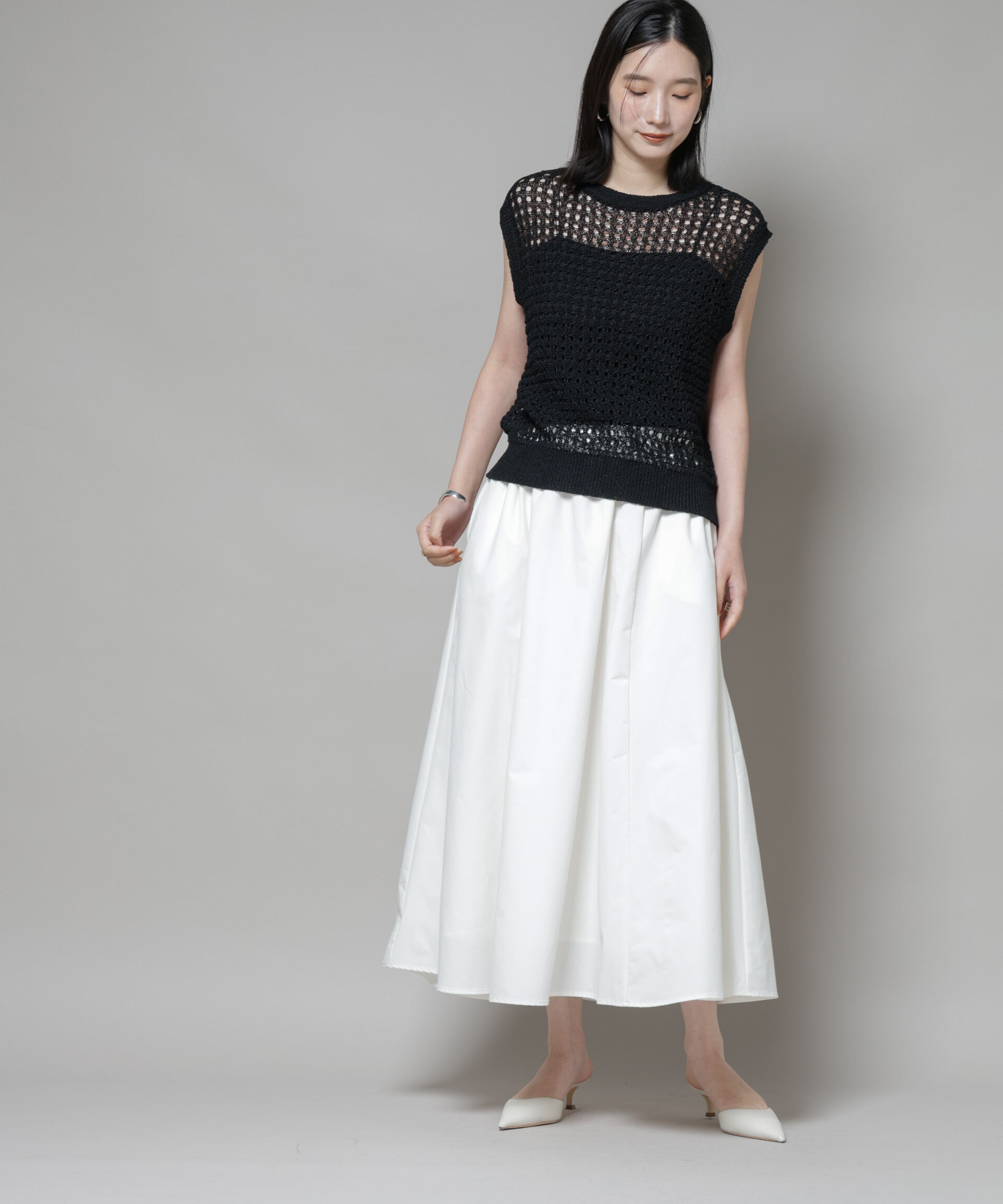 nano･universe「ギャザーボリュームスカート」|スカート|