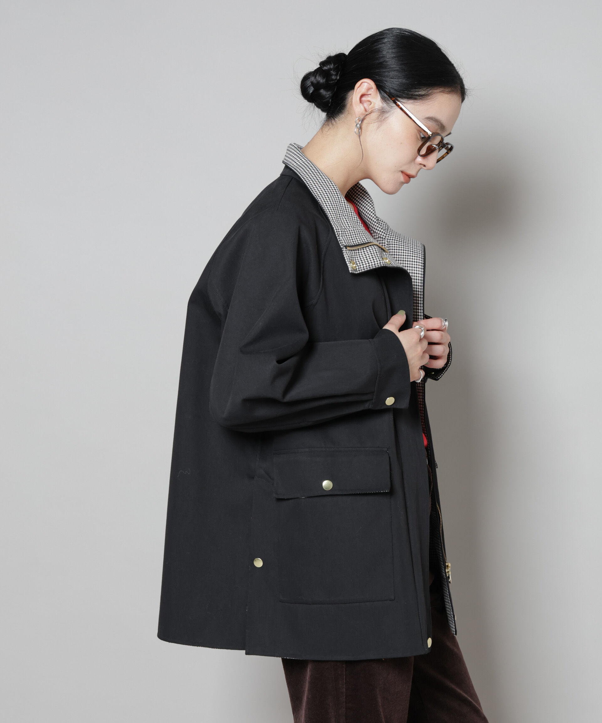 nano･universe「リバーチェックコンビコート」|その他|