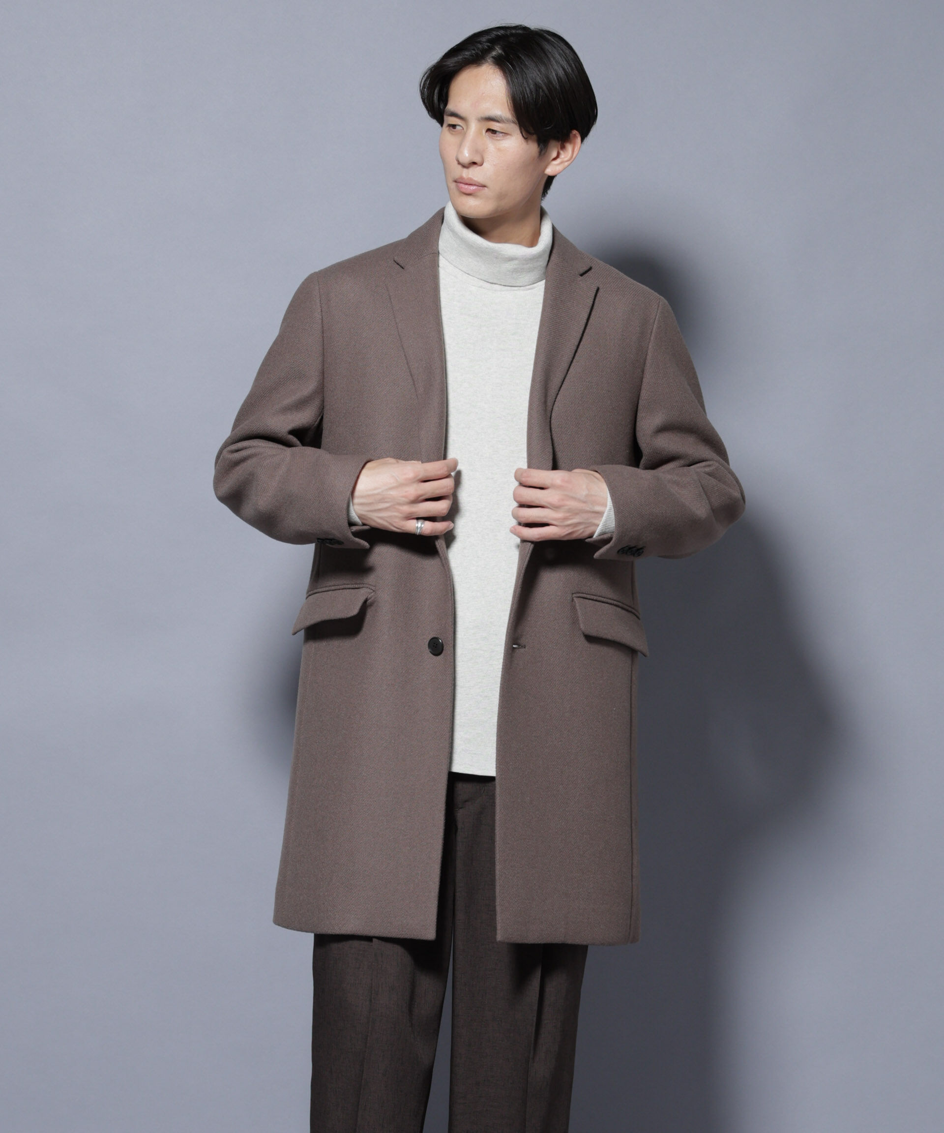 nano･universe「ウール/Nメルトンチェスターコート」|その他|