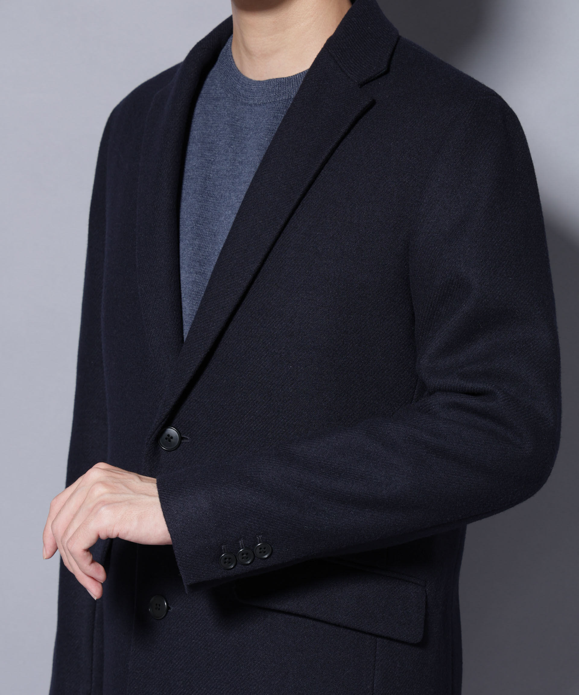 nano･universe「ウール/Nメルトンチェスターコート」|その他|