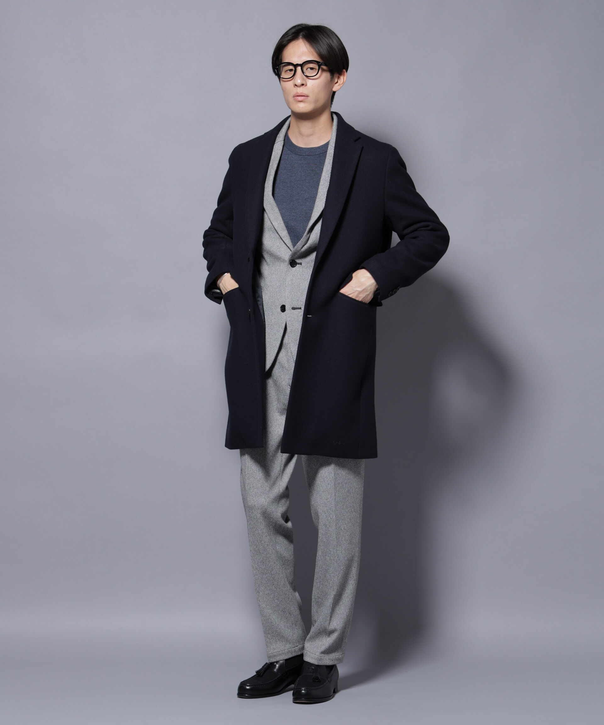 nano･universe「ウール/Nメルトンチェスターコート」|その他|