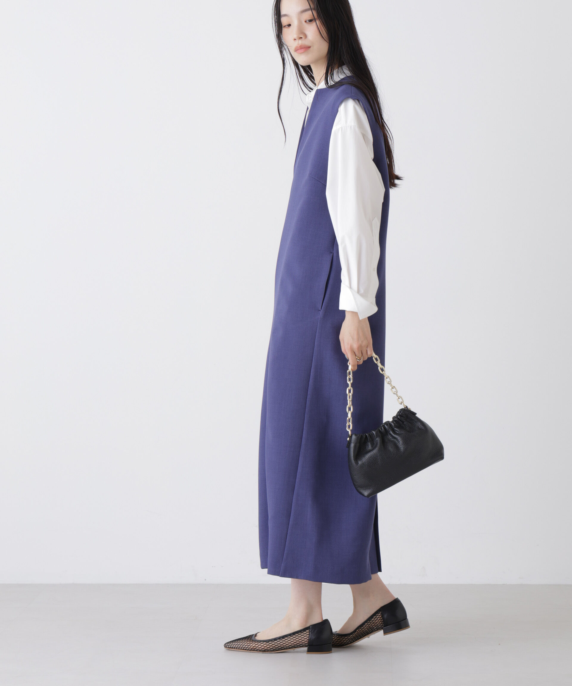 nano･universe「キーネックワンピース」|ワンピース|