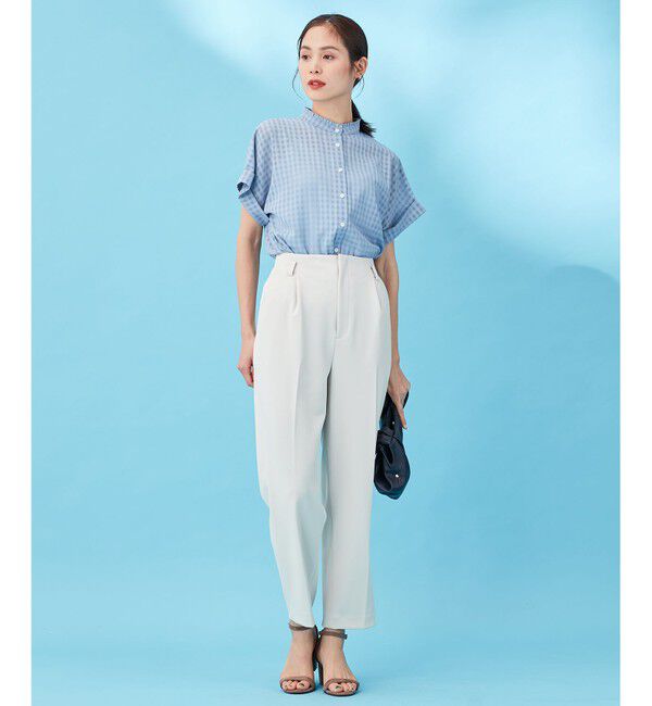 組曲「【洗える・WEB限定】ジョーゼットジャージーハイウエスト テーパード パンツ」|その他|