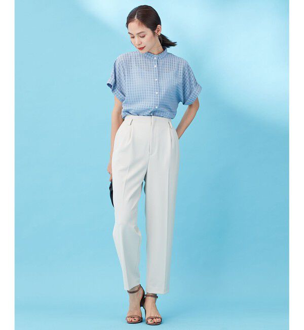 組曲「【洗える・WEB限定】ジョーゼットジャージーハイウエスト テーパード パンツ」|その他|