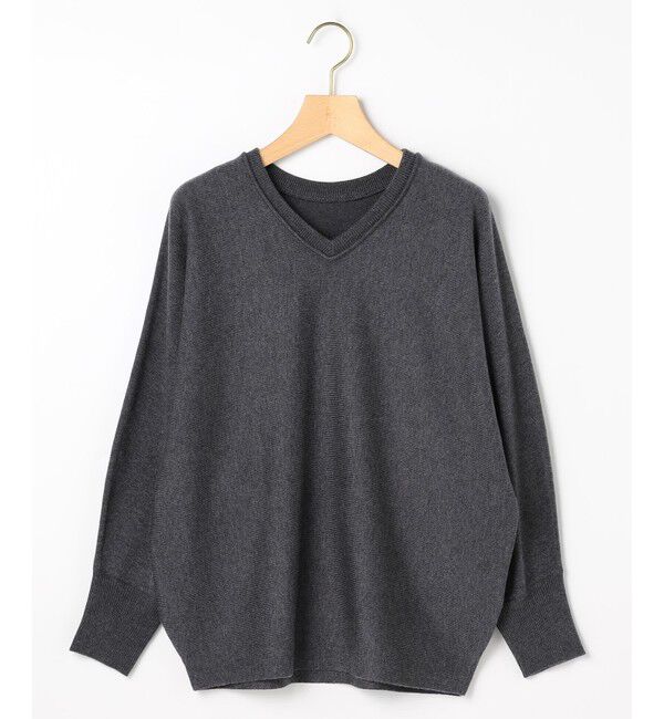 組曲「【前後着用可】ニューシックニットＶネック プルオーバー」|ニット・セーター|
