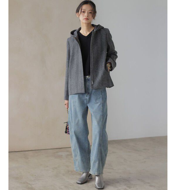 組曲「【前後着用可】ニューシックニットＶネック プルオーバー」|ニット・セーター|