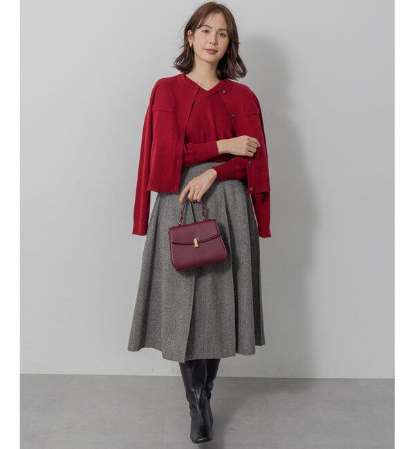 組曲「【前後着用可】ニューシックニットＶネック プルオーバー」|ニット・セーター|